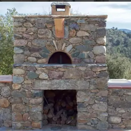 Maison En Pierre Corse Avec Vue Entre Mer Et Montagne Moltifao Exterior photo